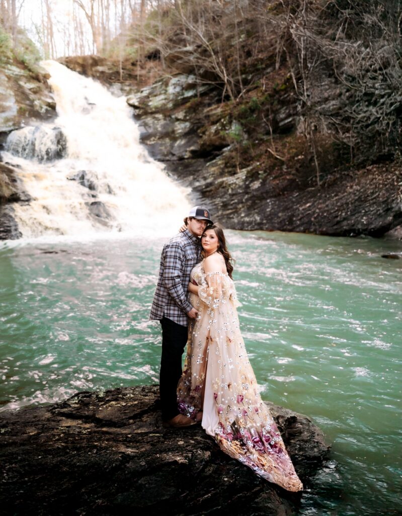 What To Put On Your Free Wedding Website for couples planning a waterfall wedding near Atlanta