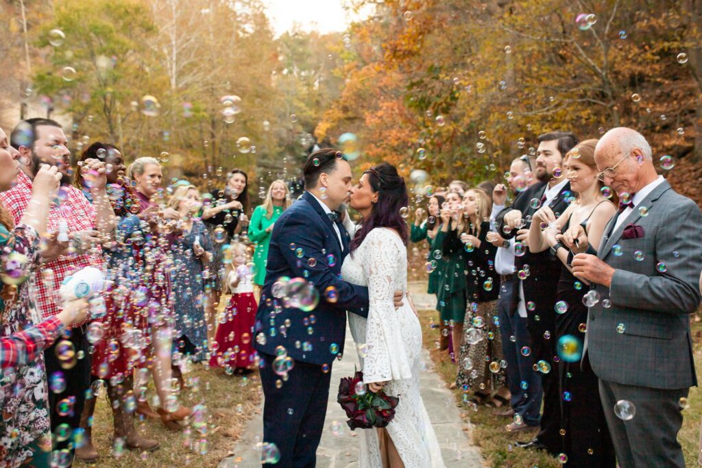 How do you manage hotel room blocks for wedding guests near Atlanta 