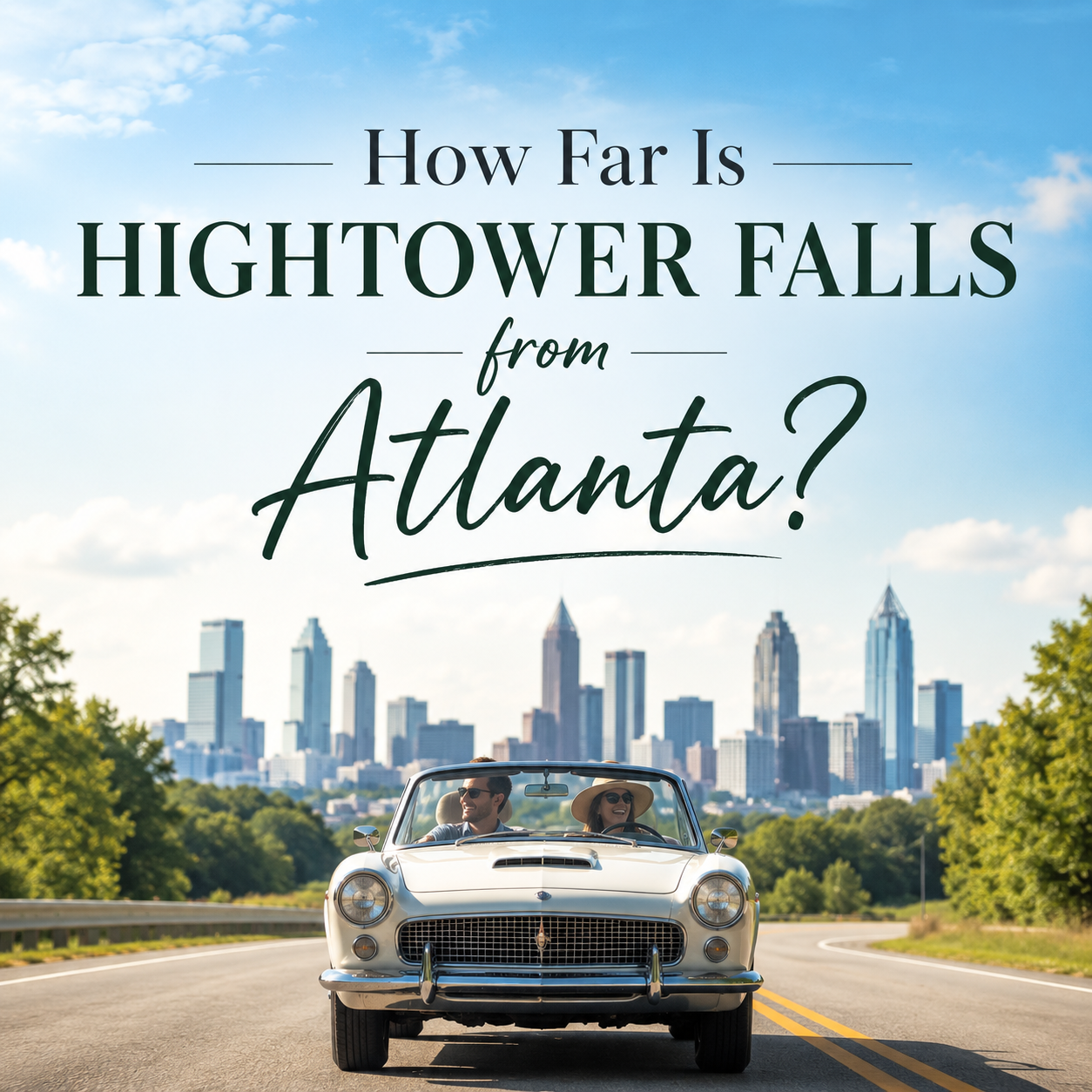 How Far Is Hightower Falls from Atlanta?