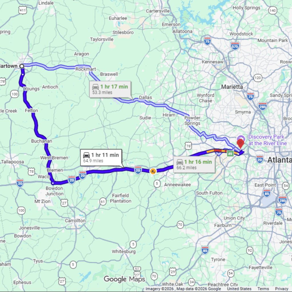 How Far Is Hightower Falls From Atlanta? A Wedding Guest & Venue Tour Guide